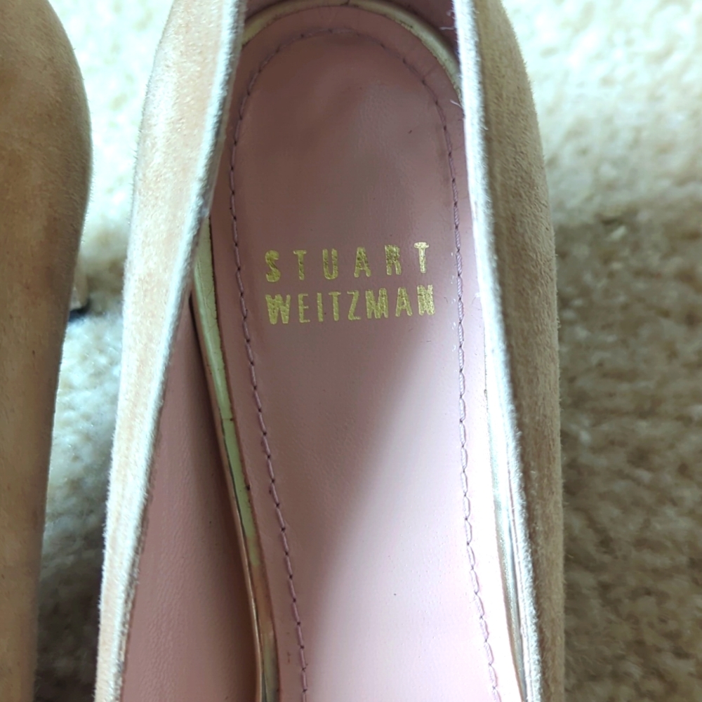 Stuart Weitzman Beige low heels size 6 - Picture 2 of 10